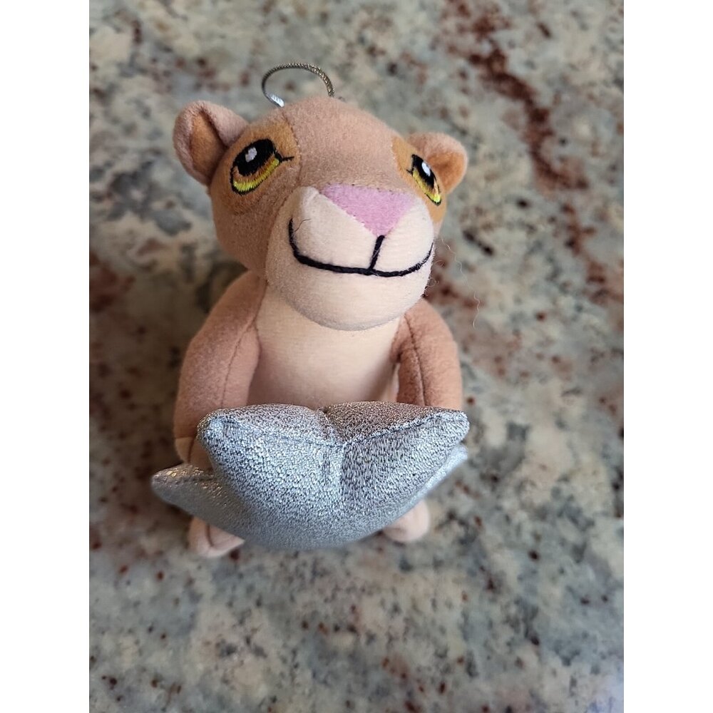 Nala Star Christmas Ornament 4" Holiday Plush Toy 2002 The Lion King 2 Simba